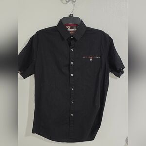 Black Men's Short Sleeve Shirt